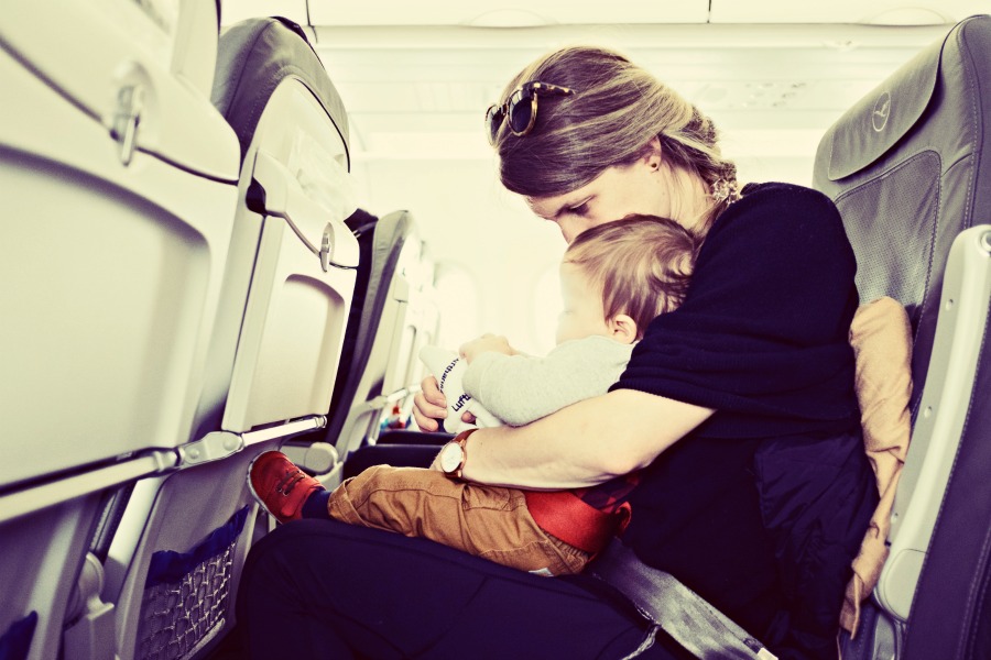 Flying with a baby